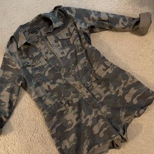 Jumpsuit army camo for women